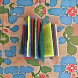 16 Multicolor Scouring Pads for Scrubbing - Versatile Kitchen and Household Cleaning Scrubbers - Test-Safe, Reusable, Multipurpose