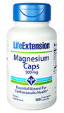 Life Extension Magnesium Caps 500 mg, 100 vegetarian capsules