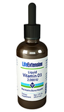 Life Extension Liquid Vitamin D3 2,000 IU, 1 fl. oz. (29.57 ml)